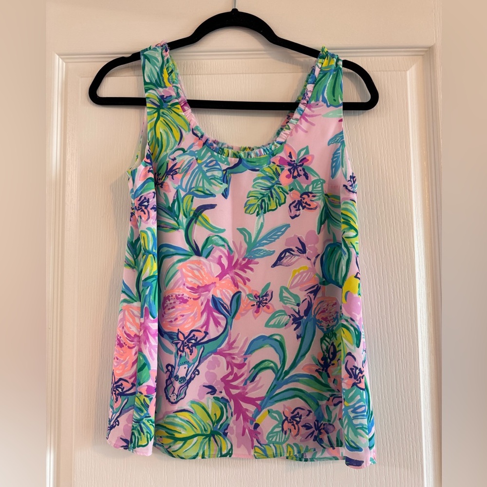 Lilly Pulitzer Mermaid in the shade Carlene Top